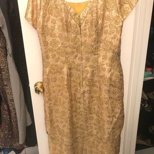Lilli Diamond Vintage Gold Dress